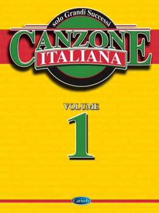 Canzone Italiana Volume 1 per voce e chitarra Songbook