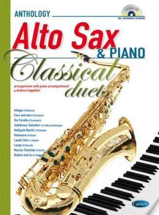 Andrea Cappellari, Classical Duets - Alto Saxophone/Piano Altsaxophon und Klavier Buch + CD