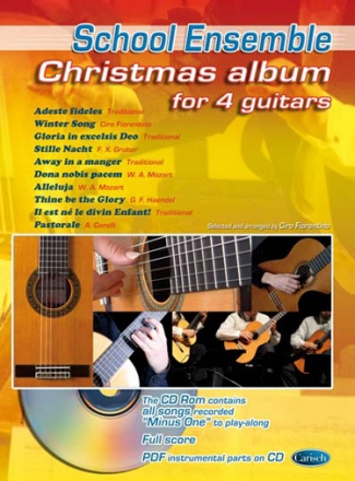 Christmas Album (+CD) for 4 guitars score