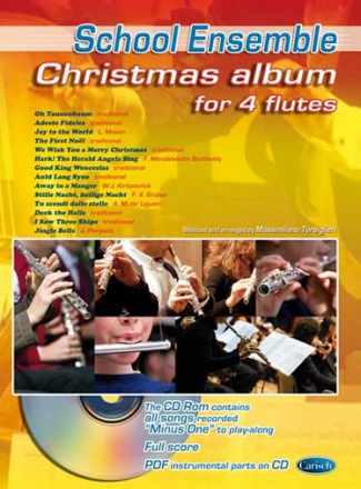 Massimiliano Torsiglieri, Christmas Album for 4 Flutes 4 Flten Buch + CD