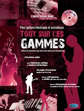 Christophe Rime, Tout Sur Les Gammes Gitarre Buch + CD