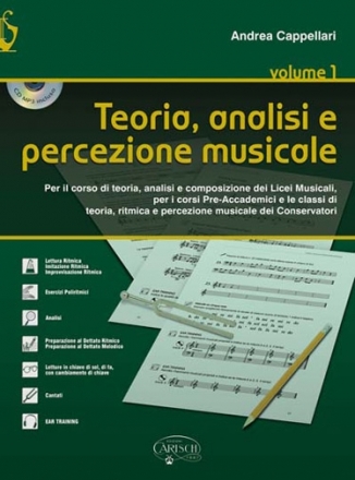 Andrea Cappellari, Teoria, Analisi e Percezione Musicale Vol.1 Klavier Buch + CD