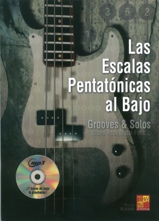 Las Escalas Pentatnicas Al Bajo Bass Guitar Buch + CD