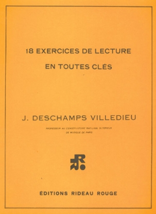 18 Exercices de Lecture en toutes Cls Solfege Buch