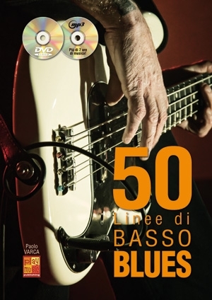 Paolo Varca, 50 Linee Di Basso Blues Bass Guitar Buch + CD + CD-ROM