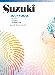 Suzuki Violin School Vol. 3 for violin violin part (Text fr/it/sp)