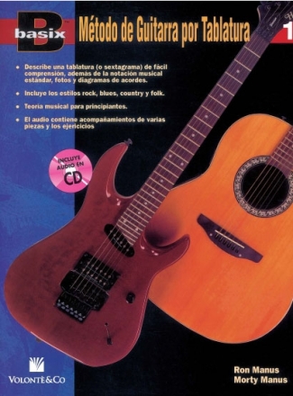 Ron Manus_Morton Manus, Basix mtodo guitarra Vol. 1 Gitarre Buch + CD