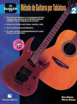 Ron Manus_Morton Manus, Basix mtodo guitarra Vol. 2 Gitarre Buch + CD