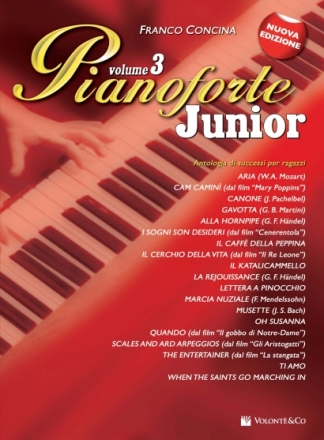 Franco Concina, Pianoforte Junior - Vol. 3 (Nuova edizione) Klavier Buch