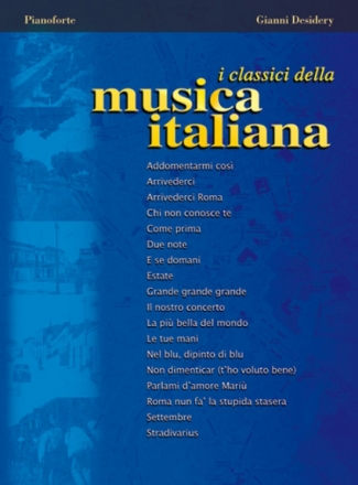 Gianni Desidery, I Classici della Musica Italiana Klavier Buch