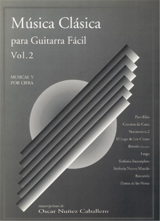 Msica Clsica para Guitarra Fcil Volumen 2 para guitarra