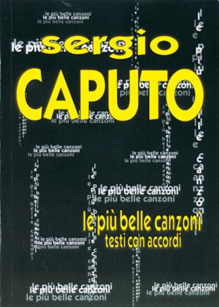 Sergio Caputo, Piu' Belle Canzoni (Le) Songbook Buch