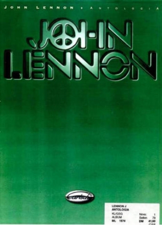 John Lennon: Antologia Melodieausgabe mit Akkorden