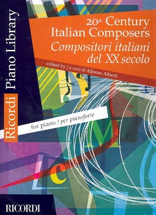 20th Century Italian Composers  for piano