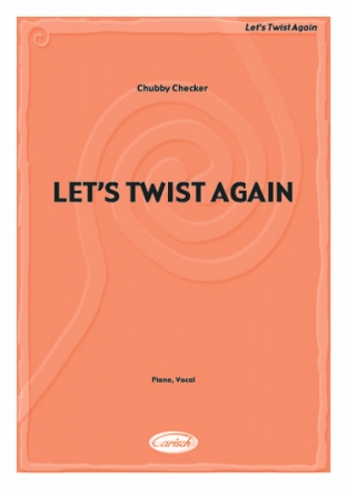 Let's Twist Again Vocal and Piano Buch