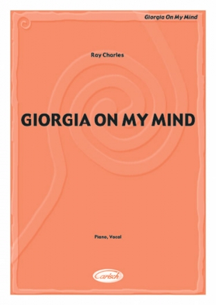 Ray Charles, Georgia On My Mind Vocal and Piano Buch