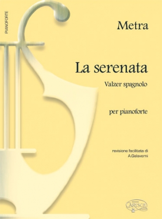 Metra Serenata Valzer Spagnolo Klavier Buch