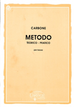 Enrique Carbone, Carbone: Metodo Teorico-Pratico per Basso Bass Buch