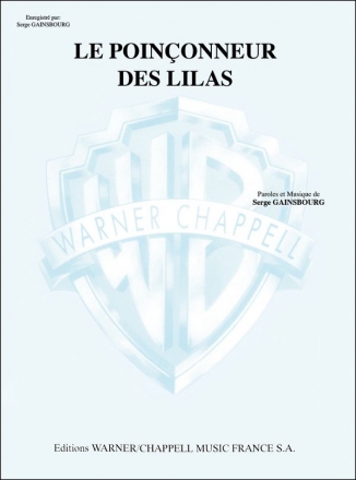 Le Poinonneur des Lilas fr Gesang und Klavier