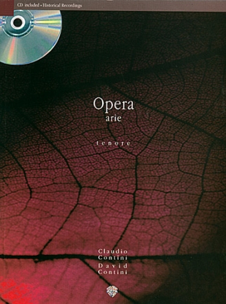 OPERA ARIE (+CD) PER TENORE E PIANOFORTE CONTINI, CLAUDIO, ED