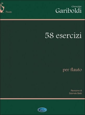 Giuseppe Gariboldi, Esercizi (58) (Betti) Flute Buch