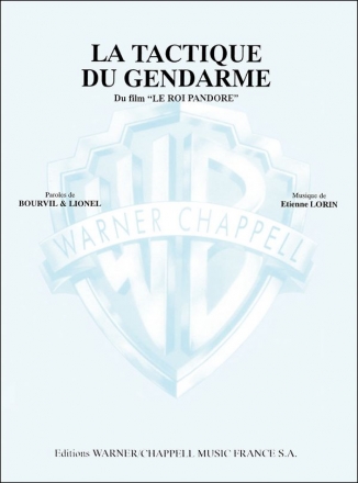 Bourvil, La Tactique Du Gendarme Vocal and Piano Buch