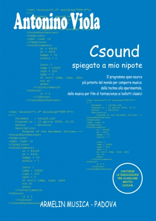 Viola, Antonino Csound spiegato a mio nipote. Il programma opensource per comporre mus