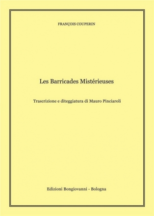 Franois Couperin, Les Barricades Mistrieuses Piano