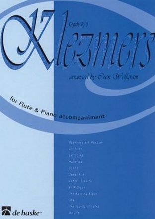 Klezmers for flute and piano accompaniment