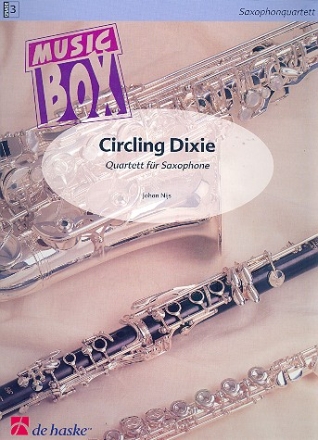 Circling Dixie fr 4 Saxophone (SATB) Partitur und Stimmen