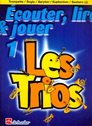 couter, lire, jouer vol.1 - Les Trios pour 3 trompettes/bugles/barytons/euphoniums/saxhorns (frz) partition