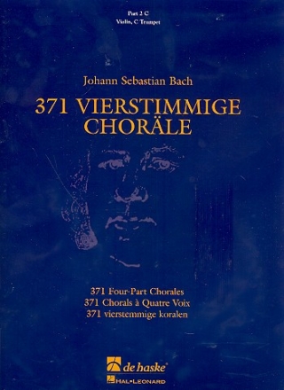 371 vierstimmige Chorle 2. Stimme in C (Violine, Trompete in C)