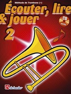 couter, lire, jouer vol.2 (+CD) pour trombone (cl de fa) (frz)