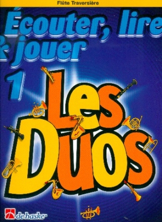 couter, lire, jouer vol.1 - Les Duos pour 2 fltes (frz) partition