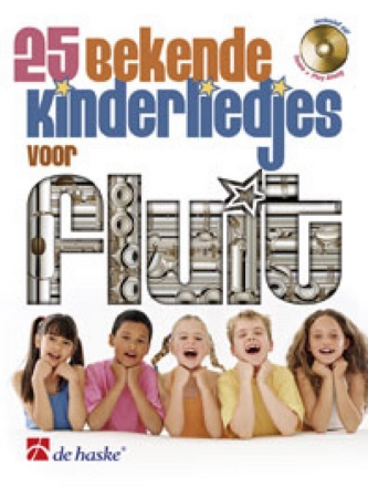 25 bekende kinderliedjes Flute Buch + CD