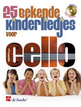 25 bekende kinderliedjes (+CD) for cello