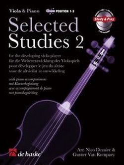 Selected studies vol.2 (+2 CD's) for viola and piano