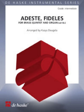 Adeste, Fideles Blechblserquintett Partitur + Stimmen