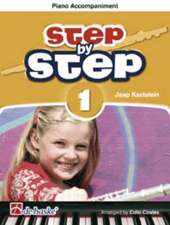 Jaap Kastelein_Klaas de Jong Step by Step 1 - Piano Accompaniment Fl Flte und Klavier Buch