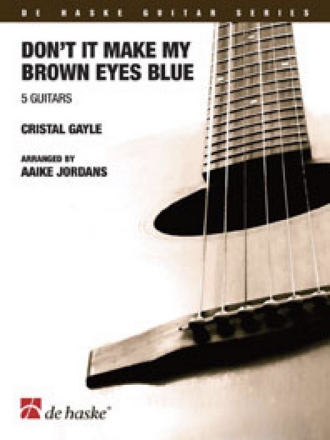 Richard Leigh Don't it make my brown eyes blue 5 Guitars Partitur + Stimmen