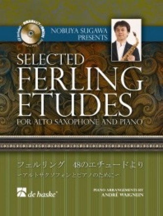 Complete Edition Selected Ferling Etudes (+Online-Audio) for alto saxophone and piano