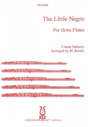 The little Negro for 3 flutes score and parts