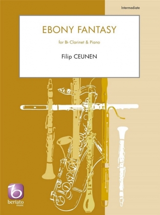 Filip Ceunen, Ebony Fantasy fr Klarinette in B und Klavier Buch + Einzelstimme(n)