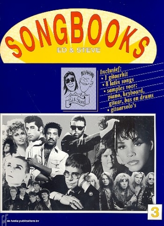 Ed and Steve Songbooks vol.3: Melodieausgabe mit Akkorden und teilweise Tabulatur