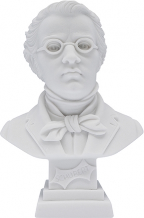 Bste Schubert 11cm Alabaster