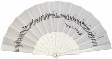 Fcher Mozart weiss 23cm