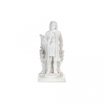 Standfigur Bach 16 cm Alabaster