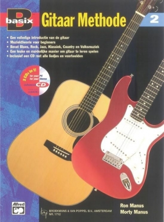 Morton Manus_Ron Manus, Basix Gitaar Methode deel 2 Gitarre Buch + CD