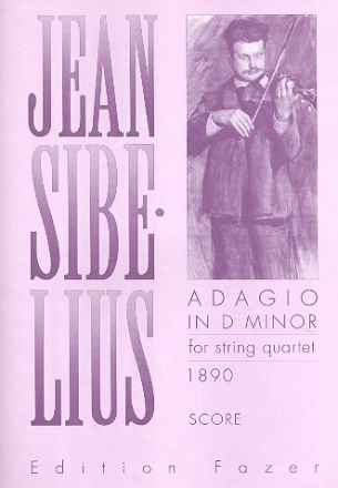 Adagio d Minor for string quartet score