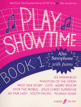 Play Showtime vol.1: for alto saxophone and piano